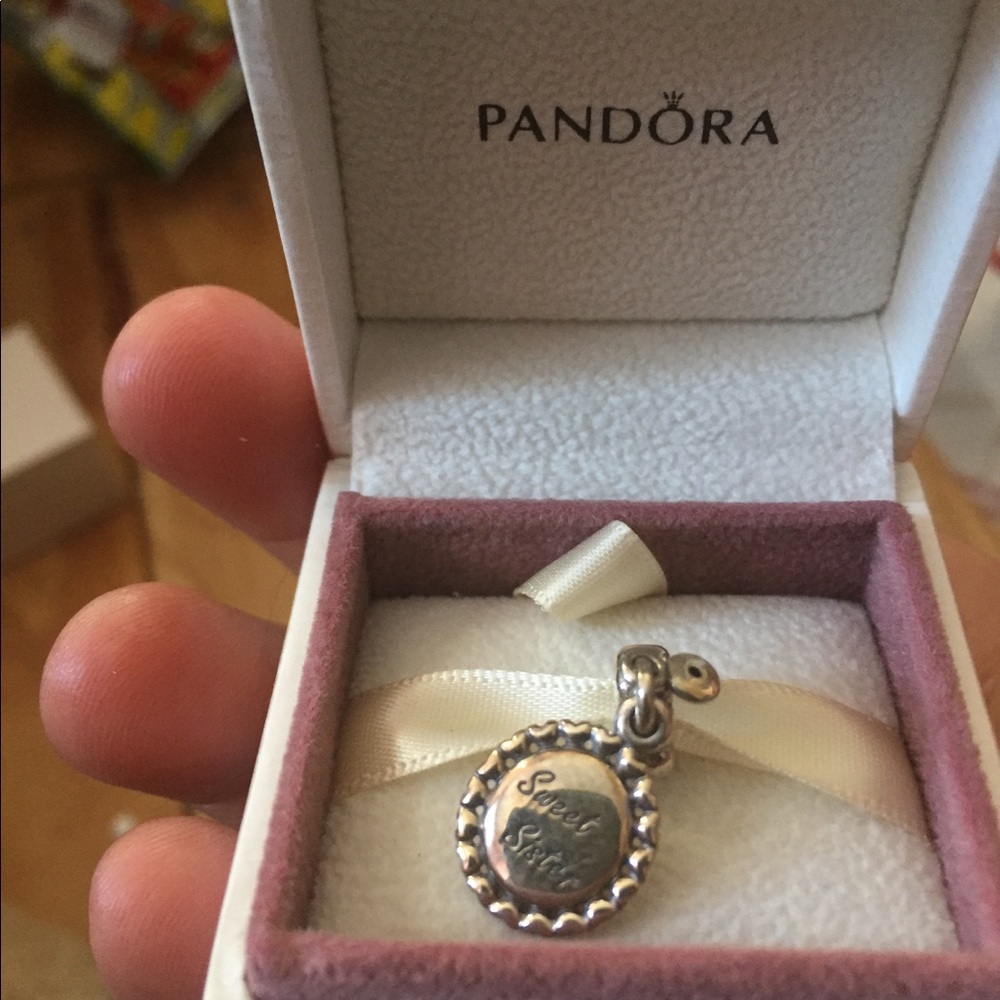 New in Box Pandora Sweet Sister charm